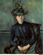 Paul Cezanne Femme au Chapeau Vert oil painting artist